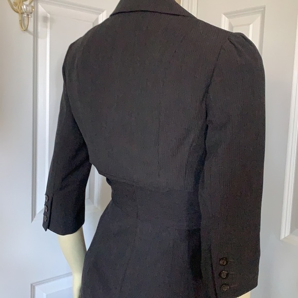 NANETTE Lepore Tigress Coffee Bean Dress With Jacket Size 4 - Picture 9 of 16